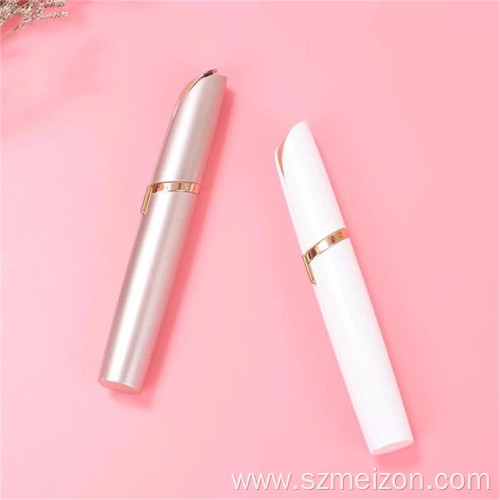 Female electric eyebrow trimmer and shaper